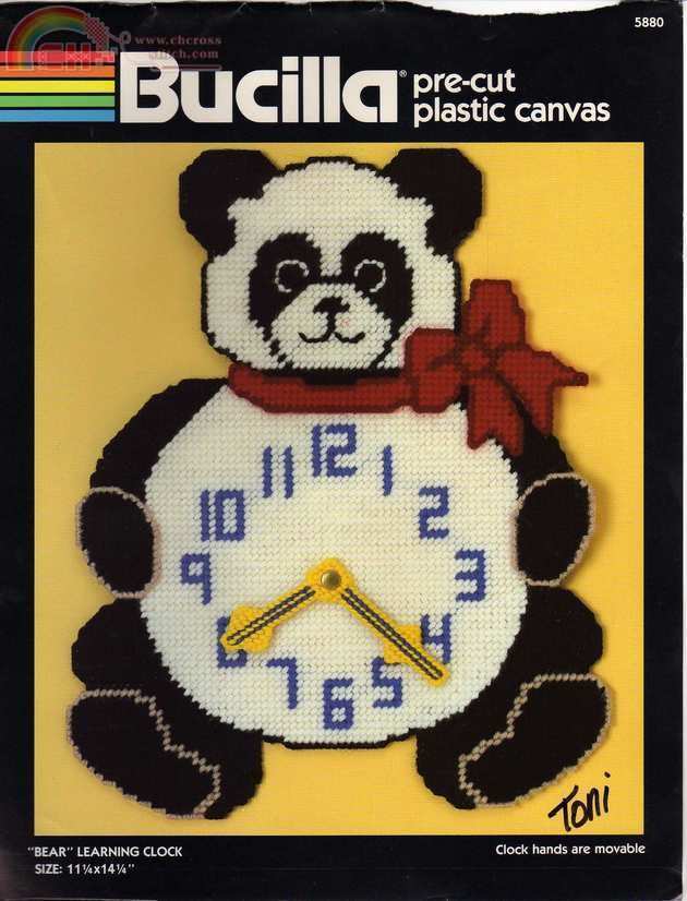 Bucilla 5880 Bear Learning Clock.jpg