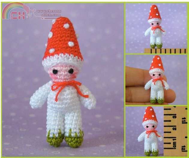 Crochet a Miniature Toadstool Mushroom Boy.JPG