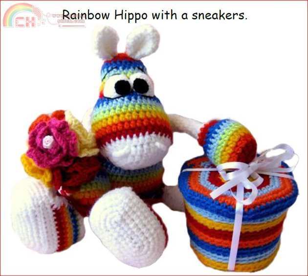 Rainbow Hippo 1