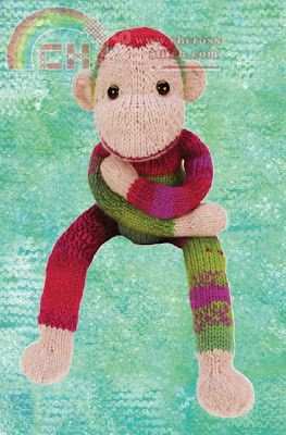 knitted monkey Jacobus