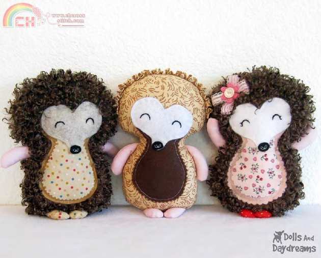 Hedgehog Sewing Pattern by Dolls And Daydreams.jpg