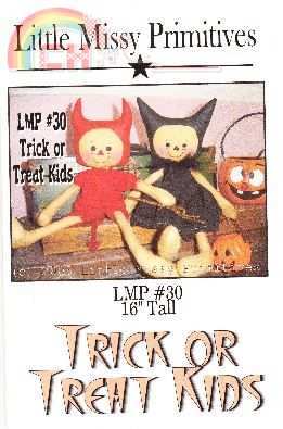 Little Missy Primitives - Trick Or Treat Kids