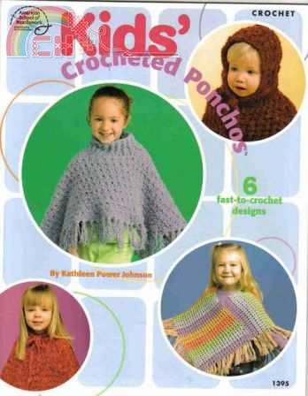 Kids Crocheted Ponchos