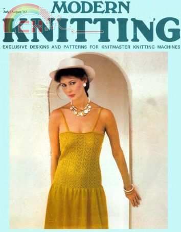 Modern Knitting 1983 July Augus