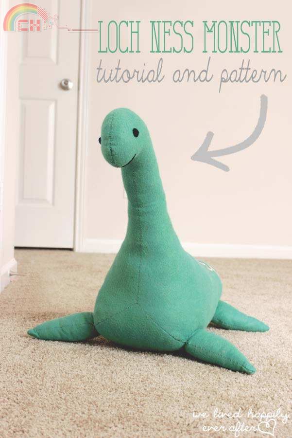Loch Ness Monster tutorial and Pattern